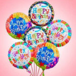Happy Birthday Helium Balloons