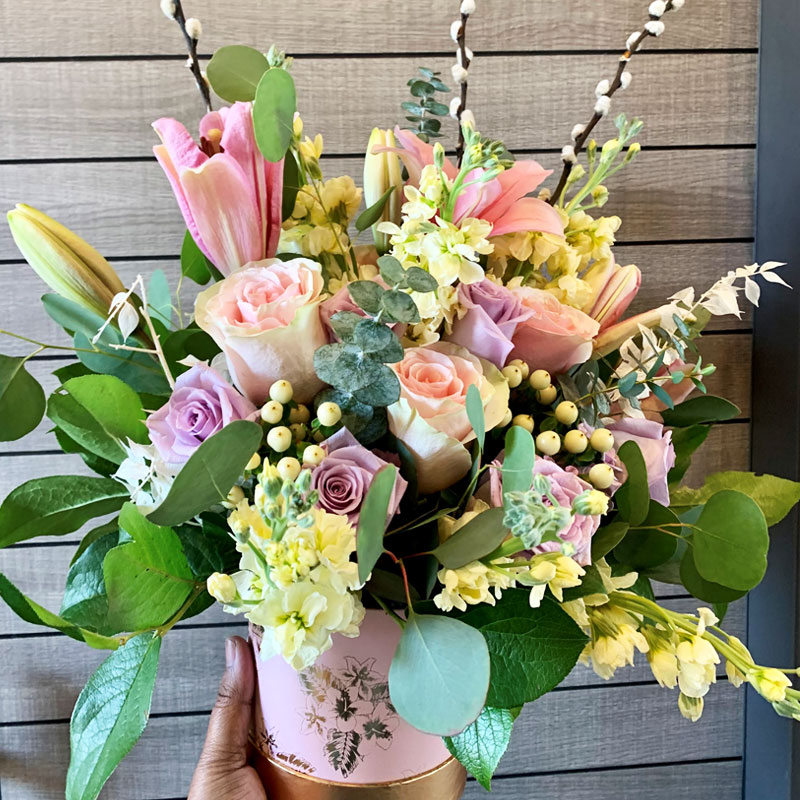 Soft Blush Neutral Centerpiece, Bulk Flowers, FiftyFlowers in 2023