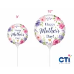 Foil Balloon - Happy Mother's Day on a Stick